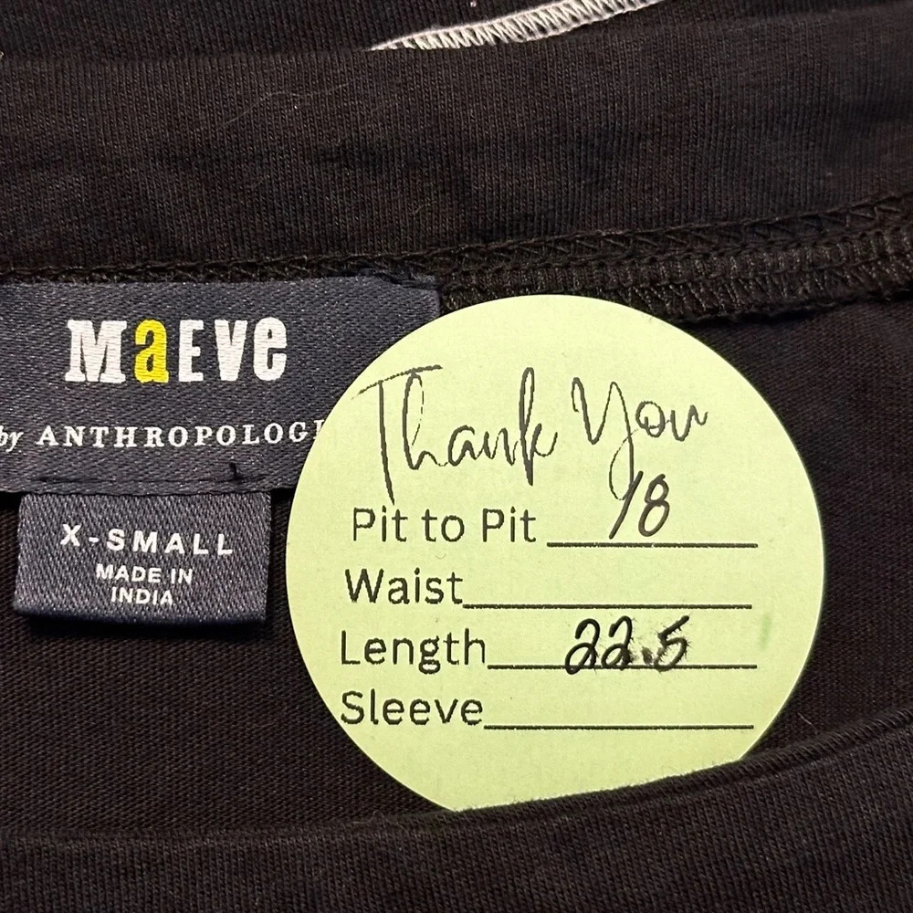 Maeve Navy Flutter Sleeve Tee - Picture 6 of 8